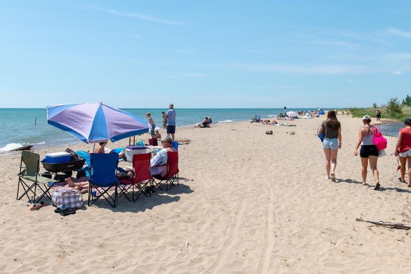 Tawas Point State Park in summer 2018.