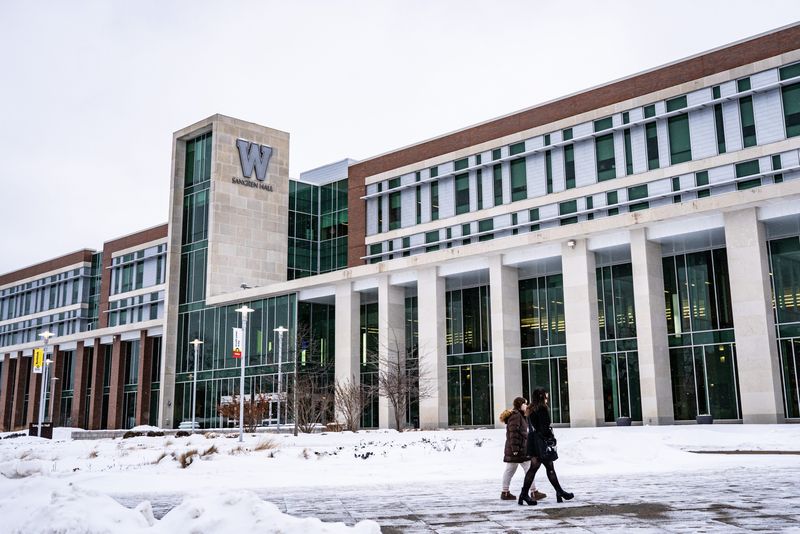 The Western Michigan University campus in Kalamazoo.