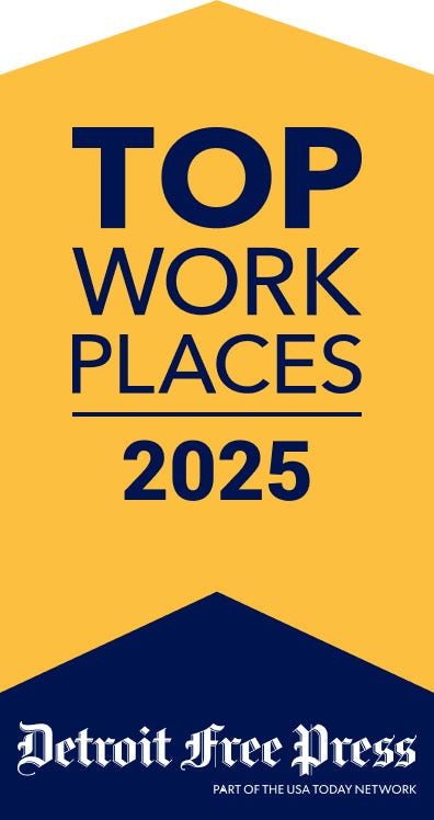 Top Workplaces logo.