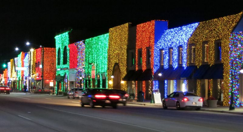Main Street in downtown Rochester is decorated for the Christmas holidays with thousands of lights. Picture taken on Dec. 11, 2012.