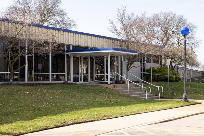 The original building and current section of the Livonia Police Department in Livonia, MI on Friday April 11, 2025.