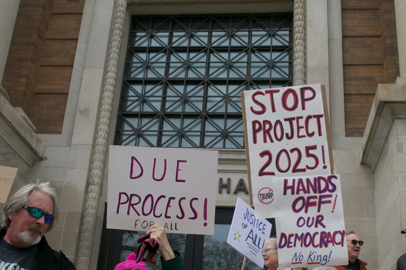 Thousands of nationwide demonstrations against actions of the Trump administration are scheduled for Saturday, Oct. 18, including dozens in Michigan.