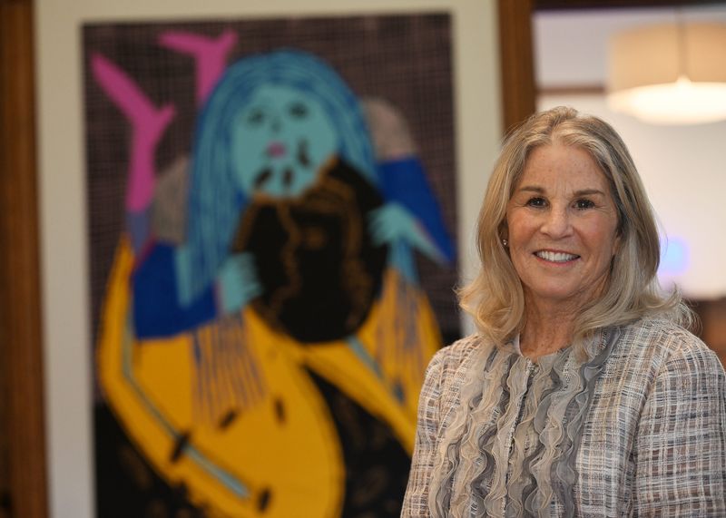 Nancy Tellem co-founded BasBlue, a space that supports women in their careers, in a renovated 1880s home on East Ferry Street in Detroit.