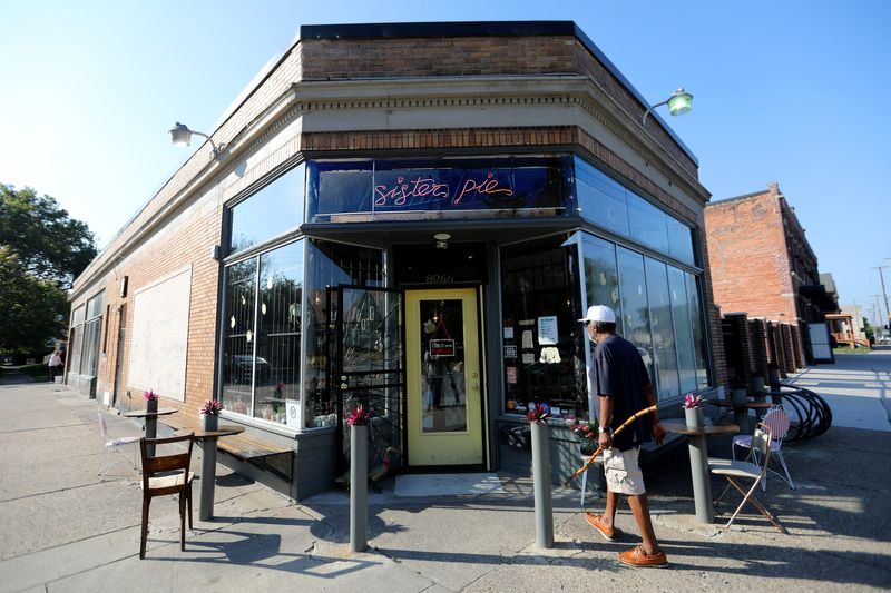 Sister Pie bakery opened it doors on Kercheval street in the West Village neighborhood of Detroit on April 24, 2015.