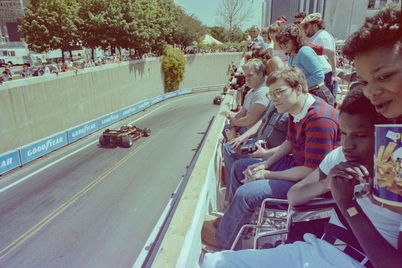 Scenes from the Detroit Grand Prix, June 5, 1983.