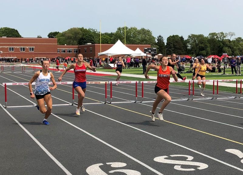 Quincy's Brookelyn Parkers is a finalist for this year's The Daily Reporter Girls Track Athlete of the Year