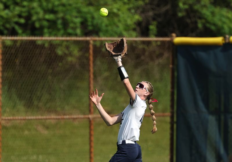 Airport's during Julia Dyson makes a catch during the Division 2 Regional at Chelsea on Saturday, June 7, 2025.