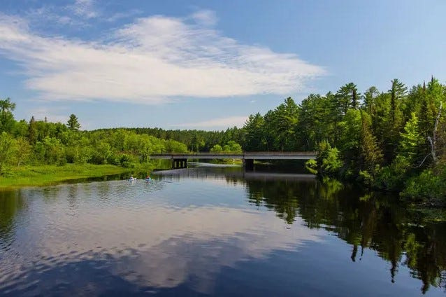 Photo of Au Sable River posted on USAT's 10Best website.