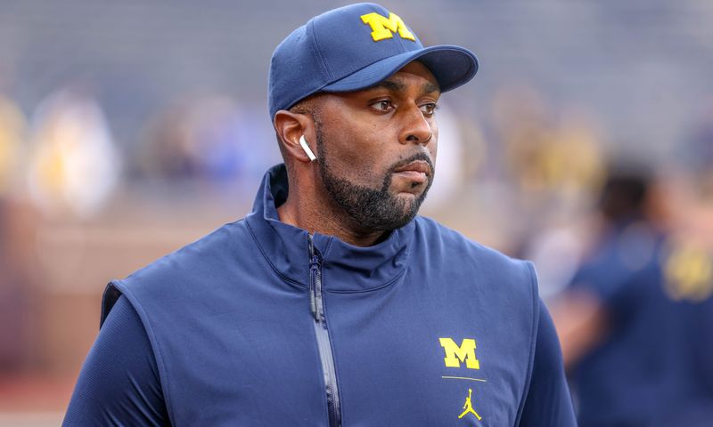 Michigan football head coach Sherrone Moore