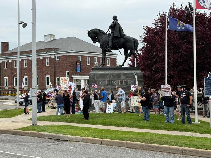 Good Trouble Monroe has participated in the previous nationwide protest, No Kings.