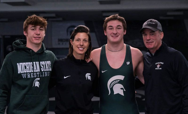 Charlevoix senior Brady Jess will get back to the mat and wrestle at Michigan State University, after a senior season that was ripped away due to injury. Jess earned a state title during his junior campaign.