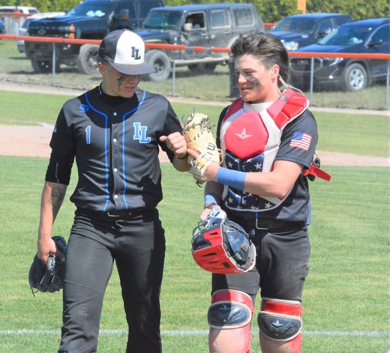 Inland Lakes' Aidan Fenstermaker (left) and Ty Kolly both earned all-Ski Valley Conference first team baseball honors.
