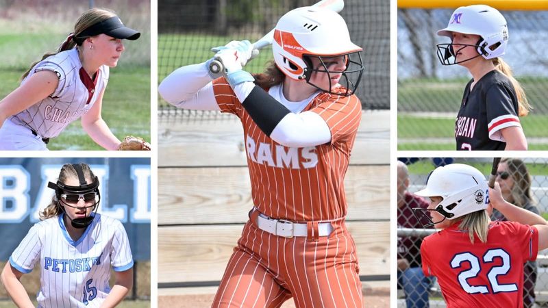 Great seasons came on the softball field from Charlevoix's Ayla Kemp, Petoskey, Bre VerCautren, Harbor Springs' Kaylin Samyn, East Jordan's Sydney Guerriero, Boyne City's Sidney Bush and plenty more.