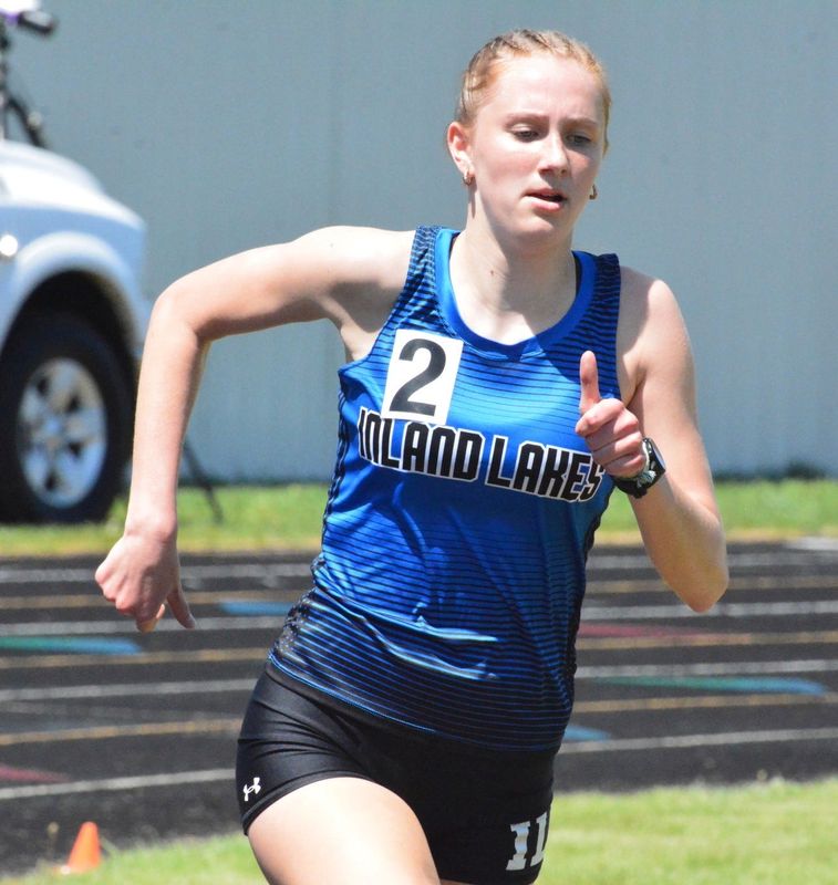 Inland Lakes 1600-meter regional champion Elizabeth Furman is one of the nominees for the Cheboygan area's top girls track and field athlete during the 2025 season.