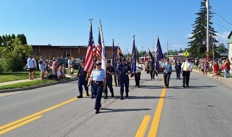 Members of the military past and present started off Cheboygan's annual Fourth of July parade down Main Street on Friday, July 4, 2025.