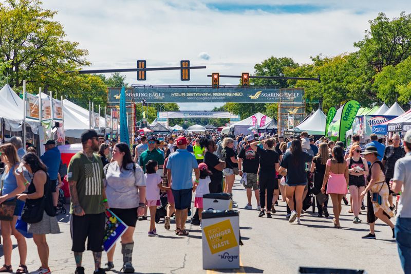 Crowds line downtown Royal Oak during the 2024 Arts, Beats & Eats festival.
