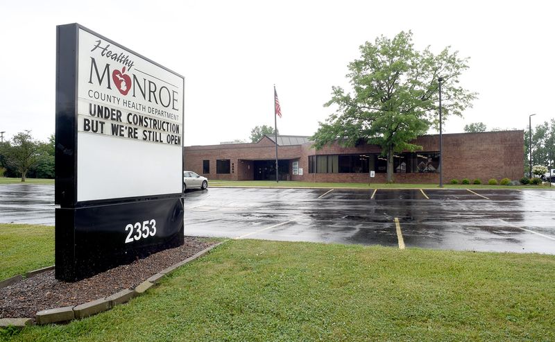 The Monroe County Health Department, 2353 South Custer Road in Monroe, will remain open during a seven-month construction project that began this week.