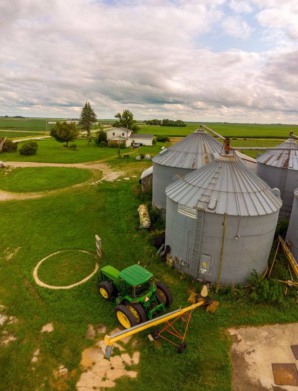 Ben Lehman's farm house near Slater, July 16, 2025.
