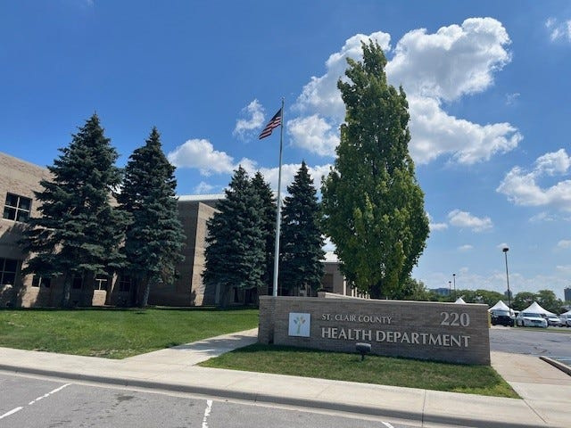 The recently opened St. Clair County Health Department at 220 Fort St., Port Huron, as seen in June 2025.