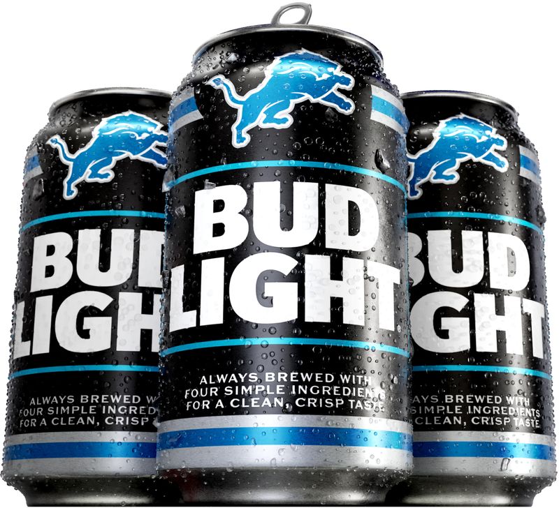 Bud Light's new Lions-themed cans