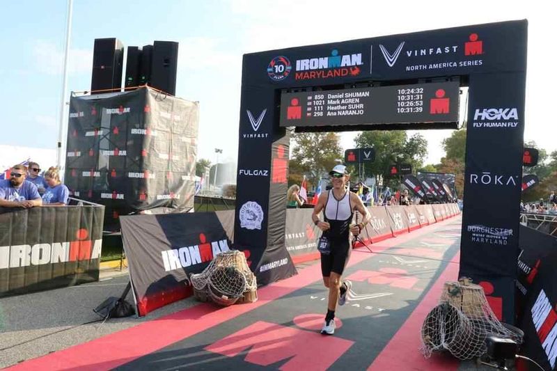 Milan graduate Matt Albin will compete in the Ironman World Championships in Nice, France on Sept. 14, 2025 after finishing second in his age group at a qualifier in Maryland last year.
