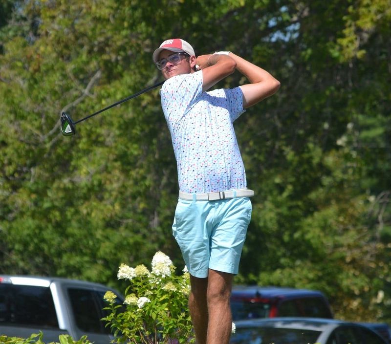 Cheboygan's PJ Maybank III leads the 78th Northern Michigan Open by one shot after shooting a 3-under 67 at the Cheboygan Golf & Country Club on Saturday, Aug. 9.