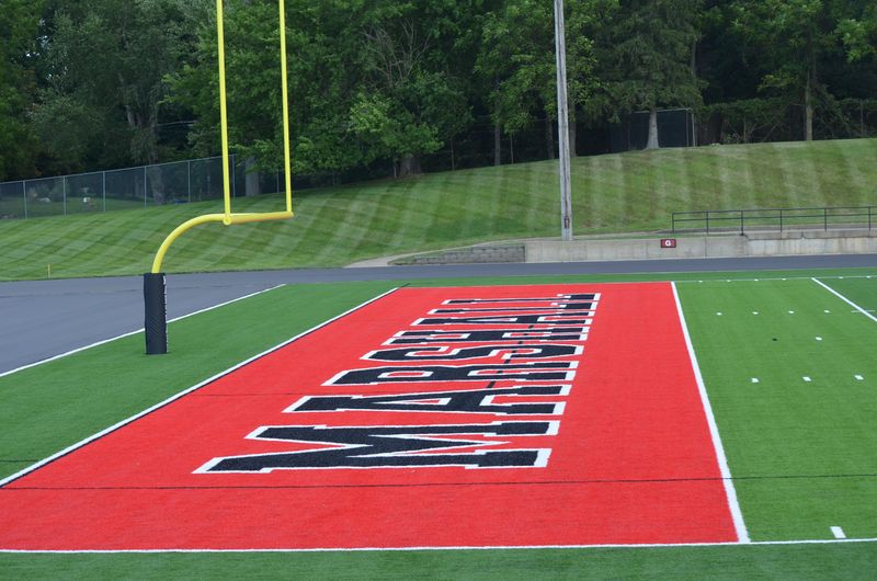 Marshall's new synthetic turf football field, installed over the summer, was available to practice on for the first time as the football team opened preseason practices on Monday, Aug. 11, 2025.