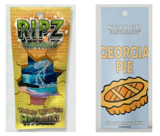 Michigan's Cannabis Regulatory Agency issued a voluntary recall of Motor City Cannacarts and RIPZ-branded marijuana vape cartridges produced by Warren-based Sky Cannabis on Aug. 12, 2025.