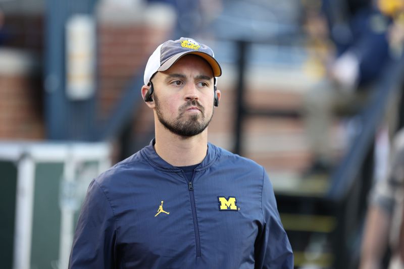 Connor Stalions as a Michigan staffer.