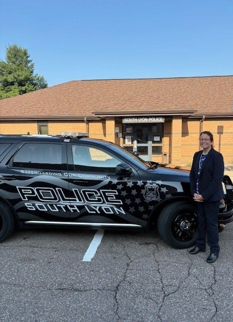 Bonnie Unruh is South Lyon's first female police chief. Her first day on the job was Aug. 14, 2025.