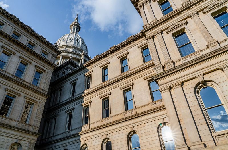 The Michigan State Capitol photographed in Lansing on Thursday, July 3, 2025.