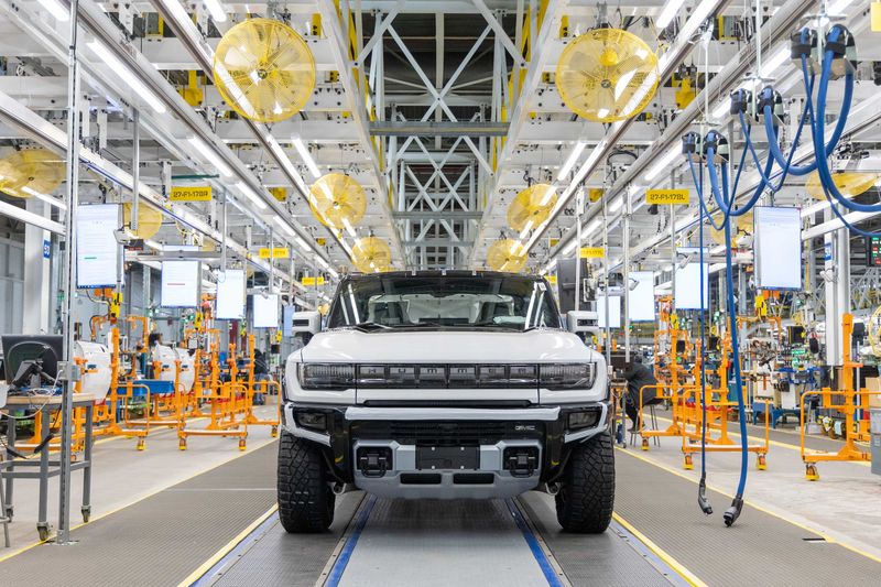 All workers at GM's Detroit-Hamtramck assembly plant are currently laid off as the automaker eases back on EV production.