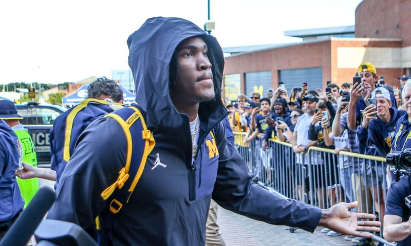 Michigan quarterback Bryce Underwood enters The Big House ahead of the Wolverines' season opener vs. New Mexico