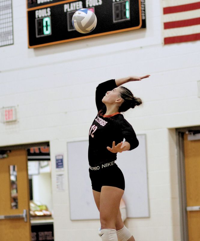 Angela Cary and the Sturgis volleyball team are headed to Portage Central next week.