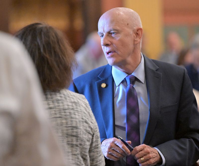 State Rep. Karl Bohnak, a Republican from the Upper Peninsula, said the legislation will ensure individuals don't get outbid for a home by a hedge fund or other institutional investor.