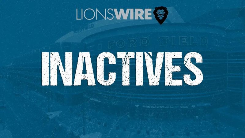 Lions inactive players