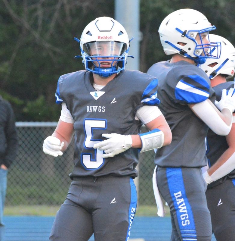 Inland Lakes' Landon Fenstermaker (5) was one of the top Cheboygan-area high school athletes during the Sept. 2-6 period.