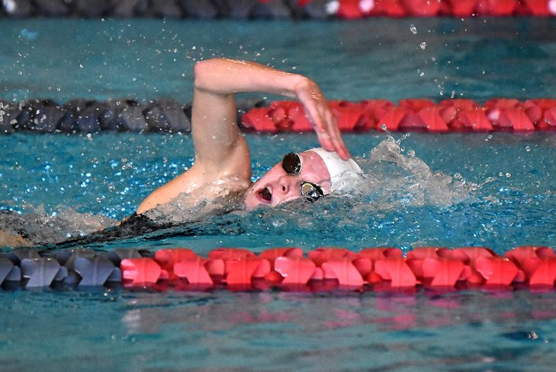 Hartland freshman Claire Gostlin has the fastest times in Livingston County in three events.