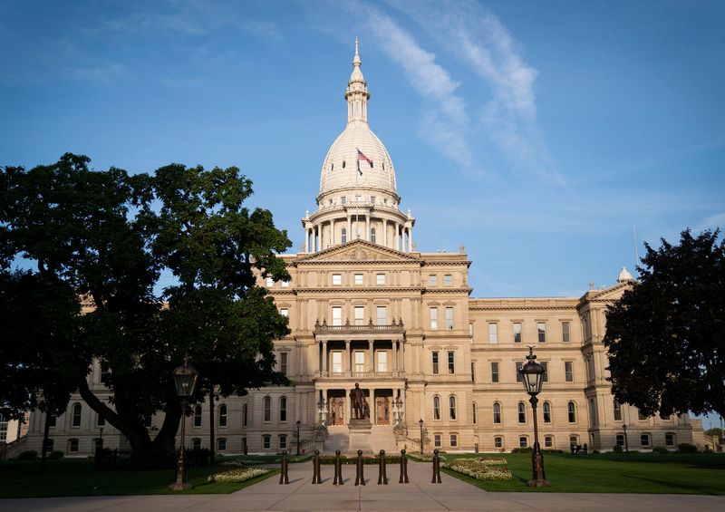 The Michigan State Capitol in Lansing photographed on Tuesday, Sept. 9, 2025.
