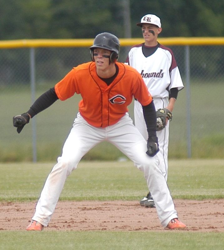 Charlotte senior Aubrey Parrish takes a lead off of second base during a 2012 game. Parrish is part of the class going into the Charlotte Athletic Hall of Fame in October.