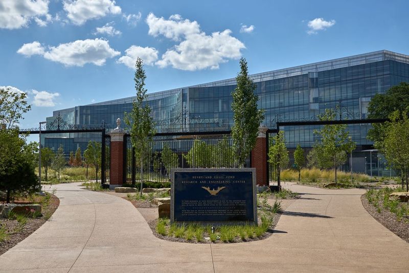 The new Ford World Headquarters near the Henry Ford Museum in Dearborn.