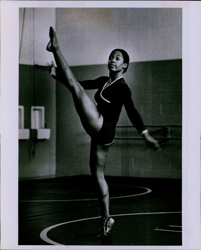Future Hall of Fame gymnast Wendy Hilliard personified poise and determination while receiving Olympic-level training at Detroit's Northwest Activities Center during the early 1980s.