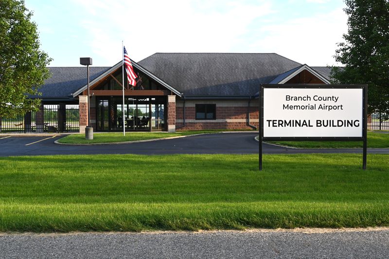 The county owned airport leases land around the runways for farming to keep down maintenance cost.
