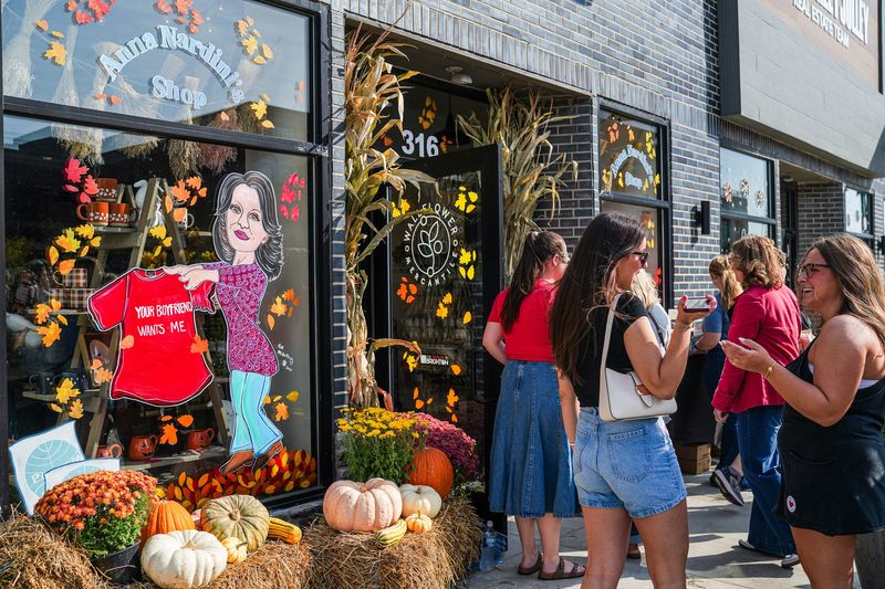 Destination Stars Hollow takes over downtown Brighton, transforming the city’s restaurants and stores into locations from the fictional town of Star’s Hollow from the TV show Gilmore Girls in Brighton on Saturday, Sept. 20, 2025.