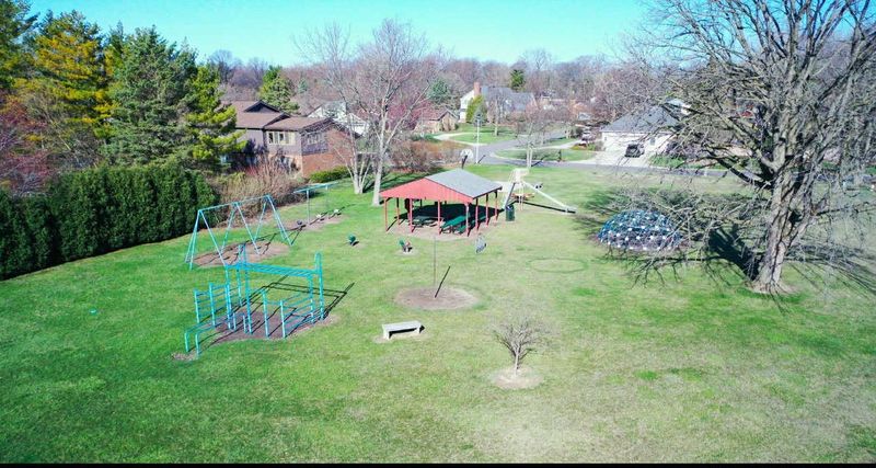 Ravenwood's park is shown in a drone photo. Monroe Township is planning to renovate the park.