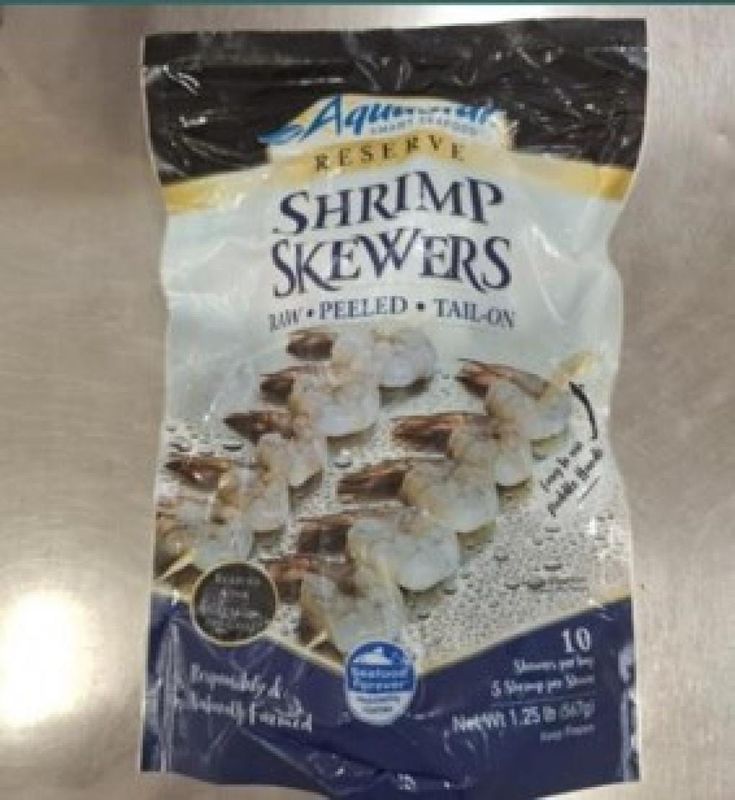 AquaStar Raw Peeled Tail-on Shrimp Skewers has been recalled over concerns of possible radioactive contamination.
