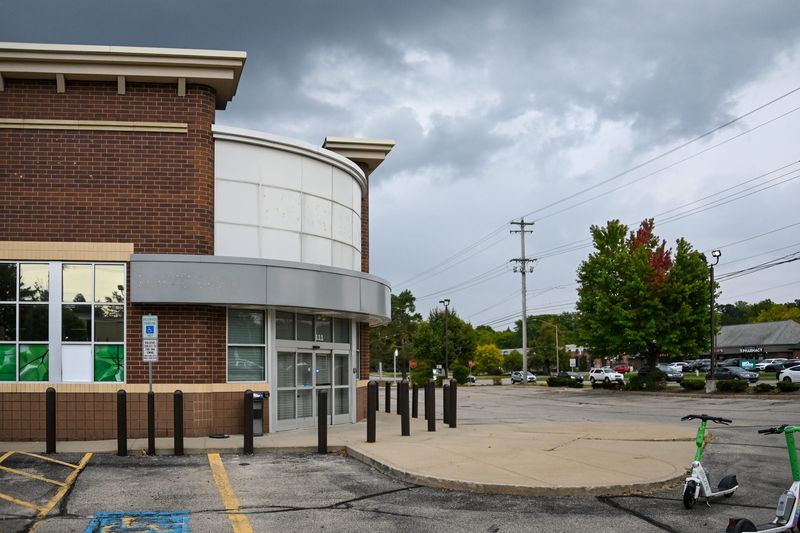 The shuttered former Rite Aid in East Lansing on Monday, Sept. 22, 2025, at the intersection of East Saginaw and Abbot Road in East Lansing, where Sheetz, a Pennsylvania-based gas station and convenience store chain, is planning a store. The location is across the street from an Ago gas station.