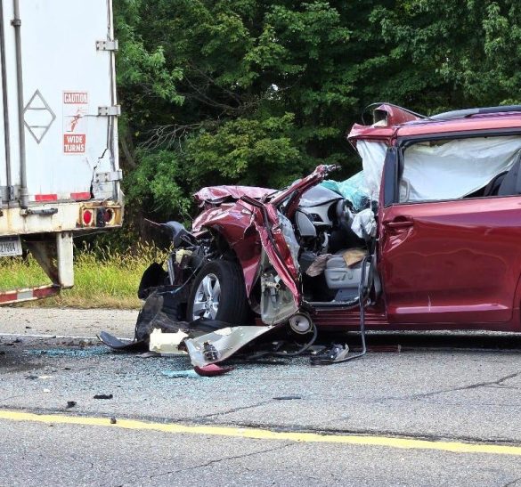 SUV driver seriously injured after rear-ending a semi on U.S. 12