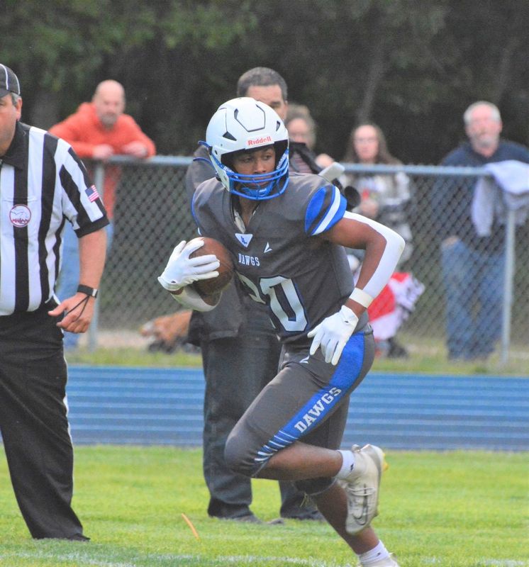 Inland Lakes senior Andre Bradford has been one of the top Cheboygan-area 8-player football players in the 2025 season.