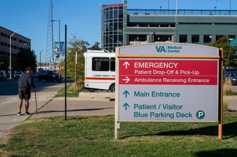 The John D. Dingell VA Medical Center in Detroit, Tuesday, Sept. 30, 2025.
